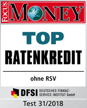 SKG BANK Niederlassung der Deutsche Kreditbank AG Ratenkredit Testsiegel