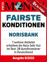 norisbank Ratenkredit Testsiegel